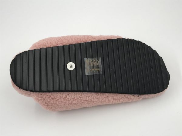COC dam pantof furry bio colored buckle (HC furbio013/ro) - Stiletto Schoenen (Oudenaarde)