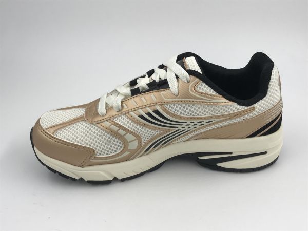 Dia dam runner wit/champagne (501.180418 01C96002 SAO-KO 280 white/cha) - Stiletto Schoenen (Oudenaarde)