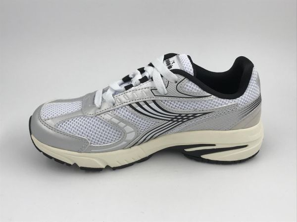 Dia dam runner wit/zilver (501.180418 01C0516 SAO-KO 280 white/silv) - Stiletto Schoenen (Oudenaarde)