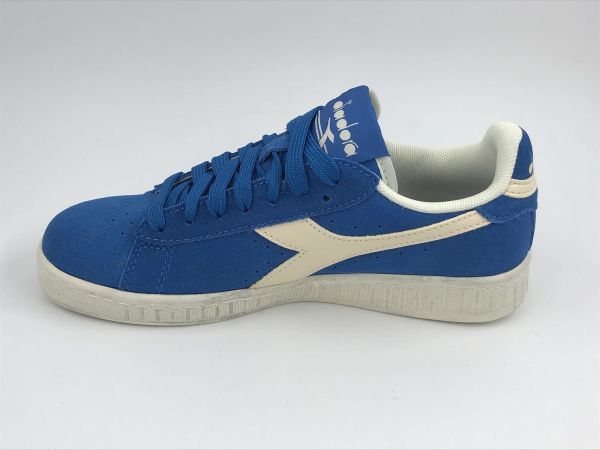 Dia dam sneaker french blue (501.181202 60081 game L low suede waxed french blue) - Stiletto Schoenen (Oudenaarde)