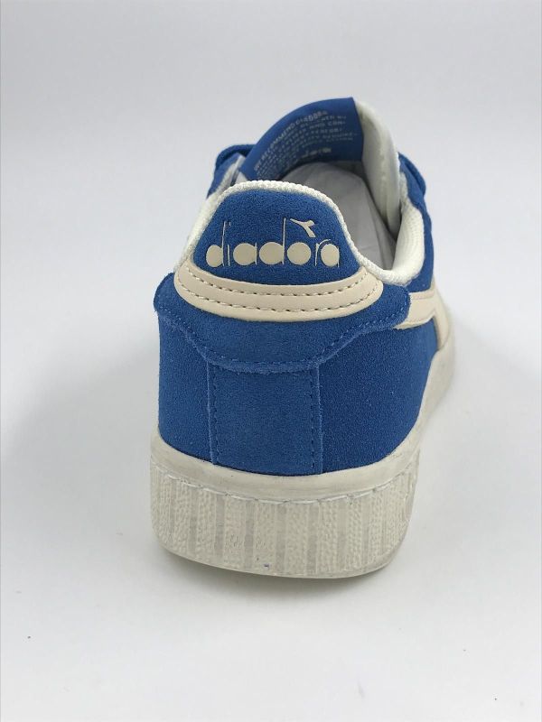 Dia dam sneaker french blue (501.181202 60081 game L low suede waxed french blue) - Stiletto Schoenen (Oudenaarde)