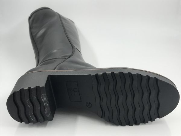 DLS dam Llaars led strech zwart (6413 V01 vitello nero) - Stiletto Schoenen (Oudenaarde)