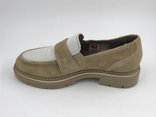 DLS dam moc suède beige (6380 V02 velour avena/panna) - Stiletto Schoenen (Oudenaarde)