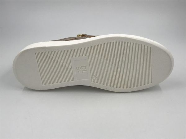DLS dam sneaker led metallic platino (6207 V05 marsala platino) - Stiletto Schoenen (Oudenaarde)