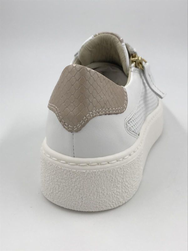 DLS dam sneaker led wit (6207 V04 vitello bianco) - Stiletto Schoenen (Oudenaarde)