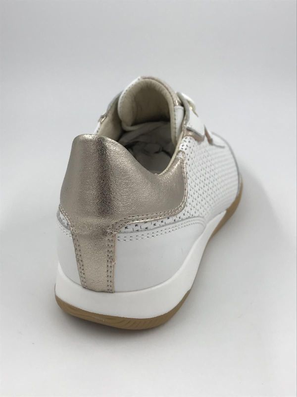 DLS dam sneaker led wit (6256 V08 vitello bianco) - Stiletto Schoenen (Oudenaarde)