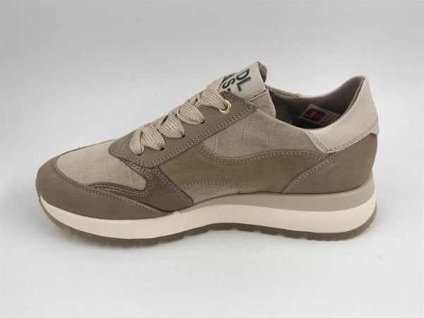 DLS dam sneaker suède beige (6340 V01 nabuk tasso-klaus ivory) - Stiletto Schoenen (Oudenaarde)