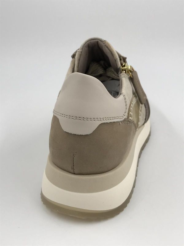 DLS dam sneaker suède beige (6340 V01 nabuk tasso-klaus ivory) - Stiletto Schoenen (Oudenaarde)