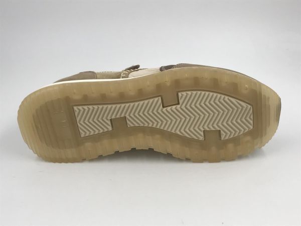 DLS dam sneaker suède beige (6340 V01 nabuk tasso-klaus ivory) - Stiletto Schoenen (Oudenaarde)