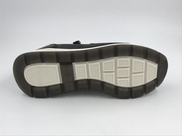 DLS dam sneaker suède/led zwart (6337 V03 cayenne nero-dubai peltro) - Stiletto Schoenen (Oudenaarde)