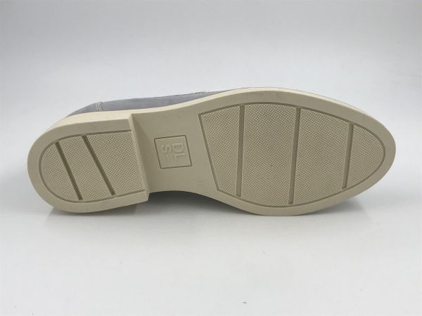 DLS dam bootschoen nub/pony blauw (7034 V03 nabuk polvere jeans) - Stiletto Schoenen (Oudenaarde)