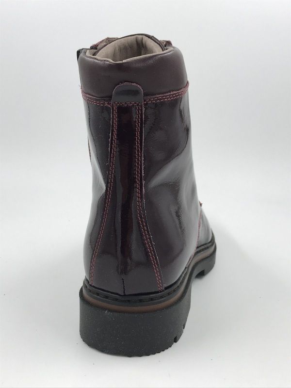DLS dam bot lak led bordeaux (7195 scillak bordo) - Stiletto Schoenen (Oudenaarde)