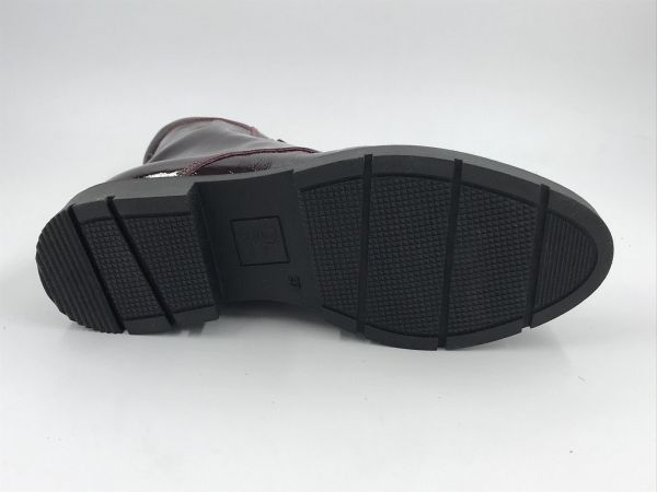 DLS dam bot lak led bordeaux (7195 scillak bordo) - Stiletto Schoenen (Oudenaarde)