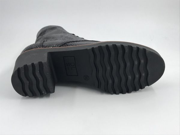DLS dam bott lak antracite (6796 V01 reverso antracite) - Stiletto Schoenen (Oudenaarde)