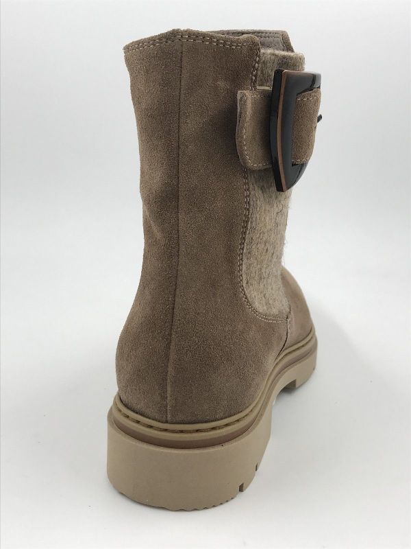 DLS dam Klaars suède beige (7250 V02 velour shore) - Stiletto Schoenen (Oudenaarde)
