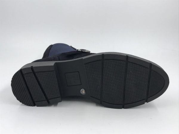 DLS dam Klaars suède blauw (7248 V03 velour abisso) - Stiletto Schoenen (Oudenaarde)