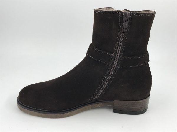 DLS dam Klaars suède bruin (7205 V02 velour cacao) - Stiletto Schoenen (Oudenaarde)
