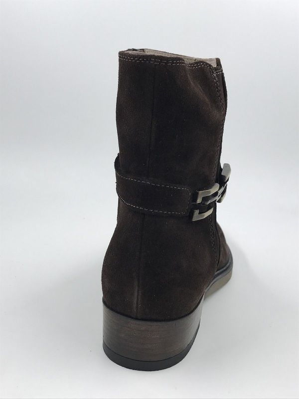 DLS dam Klaars suède bruin (7205 V02 velour cacao) - Stiletto Schoenen (Oudenaarde)