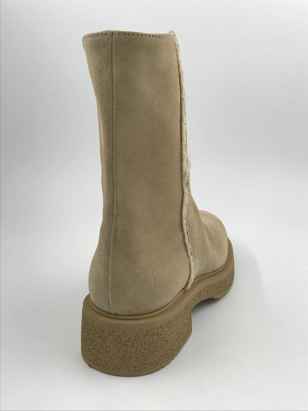 DLS dam KLaars suède sand (6780 V02 velour tappo) - Stiletto Schoenen (Oudenaarde)