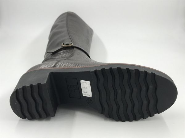 DLS dam Llaars led bruin stretch (7215 V08 dollaro ebano stretch) - Stiletto Schoenen (Oudenaarde)