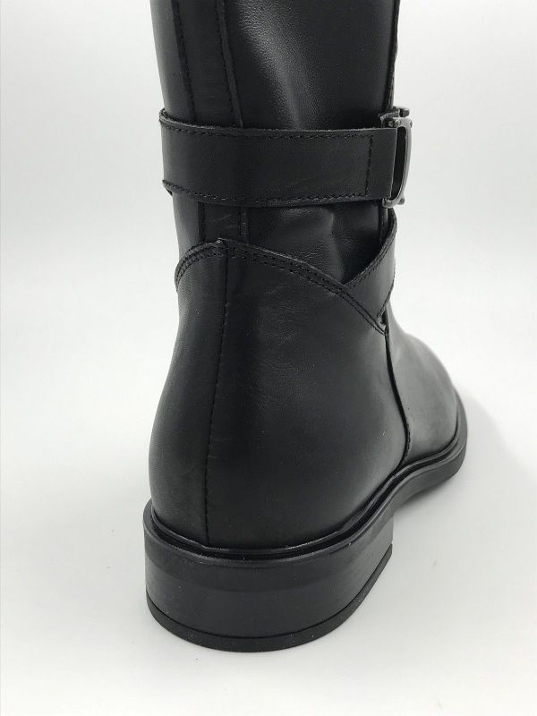 DLS dam Llaars led zwart stretch (7188 vitello nero stretch) - Stiletto Schoenen (Oudenaarde)