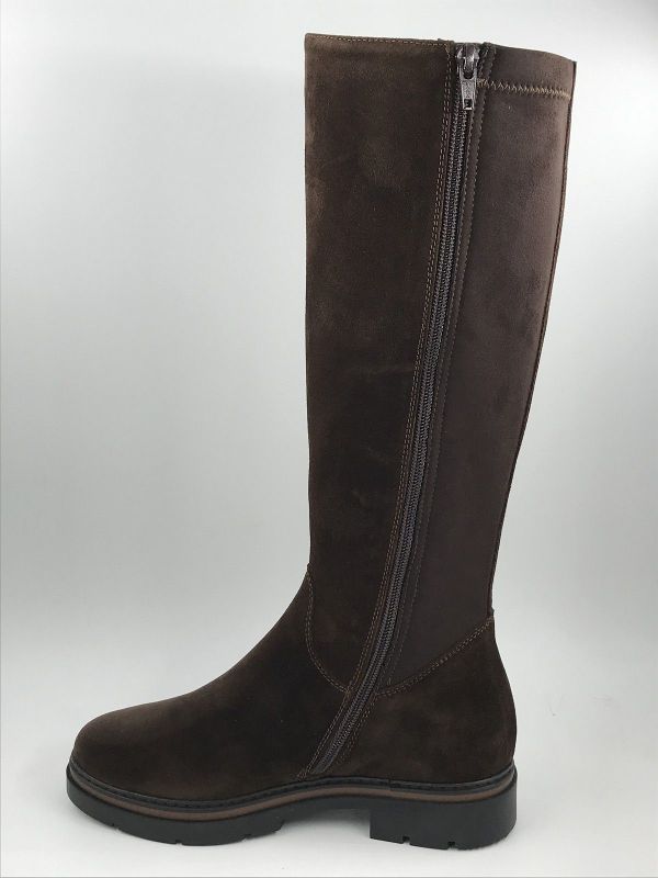 DLS dam LLaars suède bruin (6765 velour cacao/eros caffé) - Stiletto Schoenen (Oudenaarde)