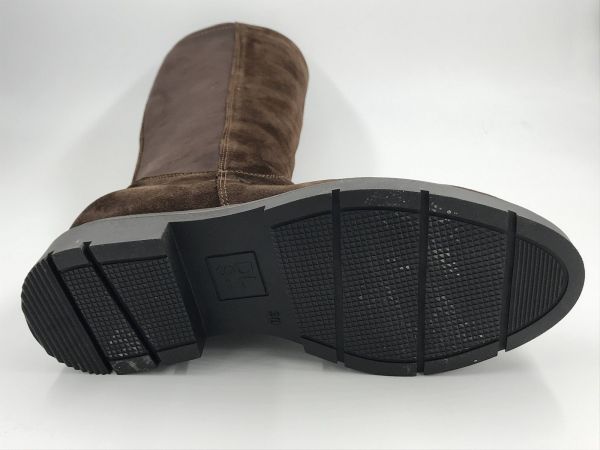 DLS dam LLaars suède bruin (6765 velour cacao/eros caffé) - Stiletto Schoenen (Oudenaarde)