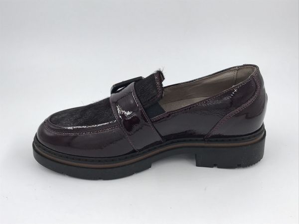 DLS dam moc lak led bordeaux (7191 scillak bordo) - Stiletto Schoenen (Oudenaarde)