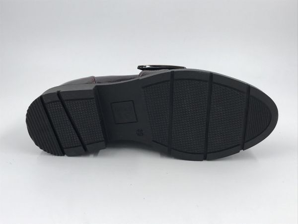 DLS dam moc lak led bordeaux (7191 scillak bordo) - Stiletto Schoenen (Oudenaarde)