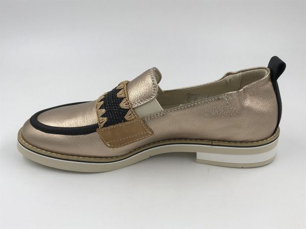 DLS dam moc led metallic brons (7026 V03 doha bronzo) - Stiletto Schoenen (Oudenaarde)