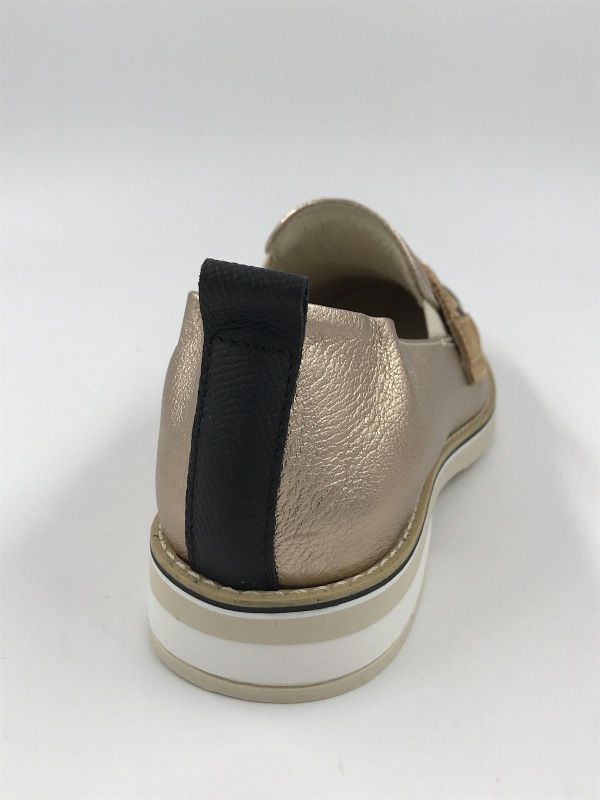 DLS dam moc led metallic brons (7026 V03 doha bronzo) - Stiletto Schoenen (Oudenaarde)