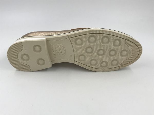 DLS dam moc led metallic brons (7026 V03 doha bronzo) - Stiletto Schoenen (Oudenaarde)