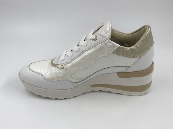 DLS dam run led ecru (6999 V04 sun bianco) - Stiletto Schoenen (Oudenaarde)