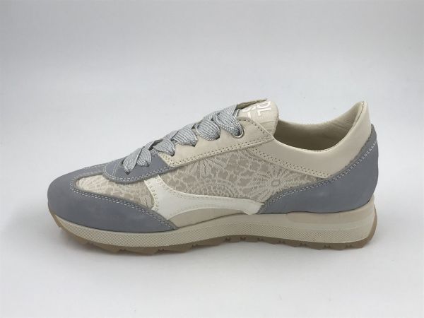 DLS dam run nub/ kant blauw (6959 V03 nabuk polvere) - Stiletto Schoenen (Oudenaarde)