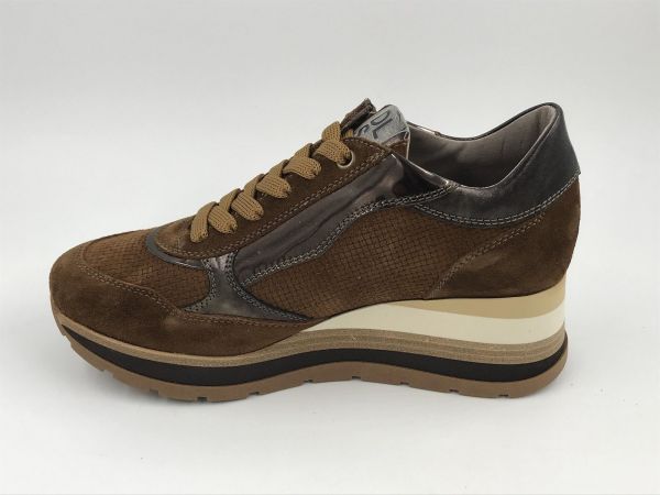 DLS dam run suède cognac (7170 V01 velour bruciato) - Stiletto Schoenen (Oudenaarde)
