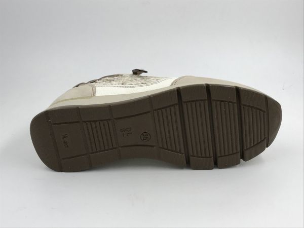 DLS dam run suède off white/ecru (6720 V01 nabuk off white) - Stiletto Schoenen (Oudenaarde)