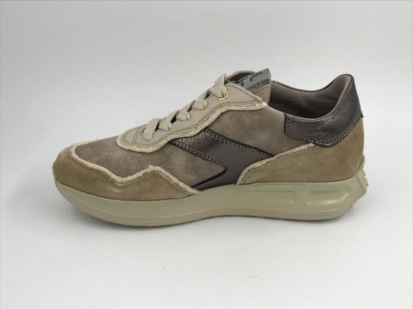 DLS dam run suède sand (6756 V01 velour tappo) - Stiletto Schoenen (Oudenaarde)