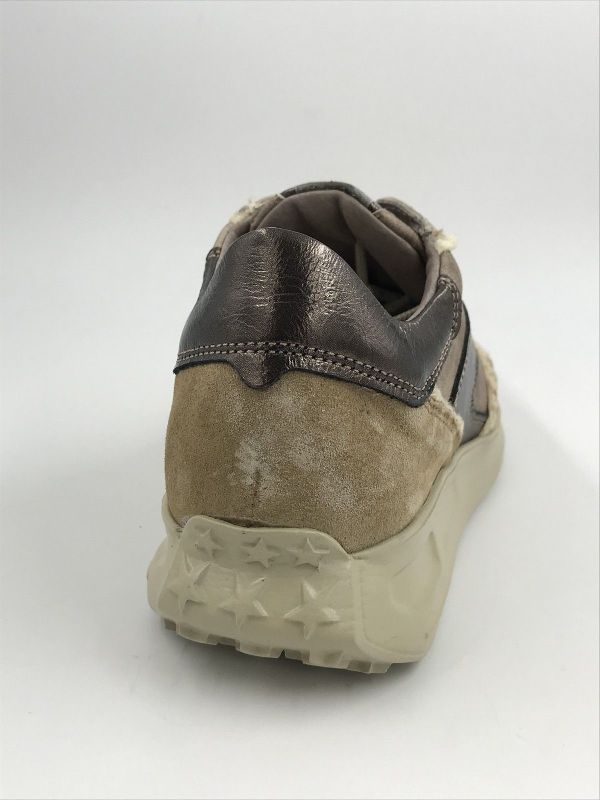 DLS dam run suède sand (6756 V01 velour tappo) - Stiletto Schoenen (Oudenaarde)