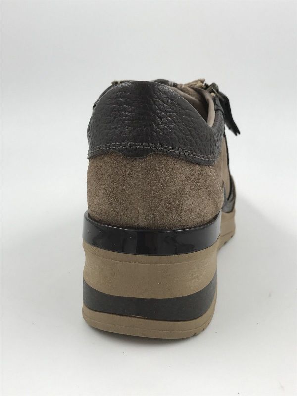 DLS dam run suède taupe (7164 V0F velour shore) - Stiletto Schoenen (Oudenaarde)