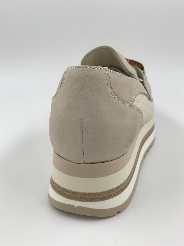 DLS dam slipon led offwhite (6979 V01 dore'osso nabuk off white) - Stiletto Schoenen (Oudenaarde)