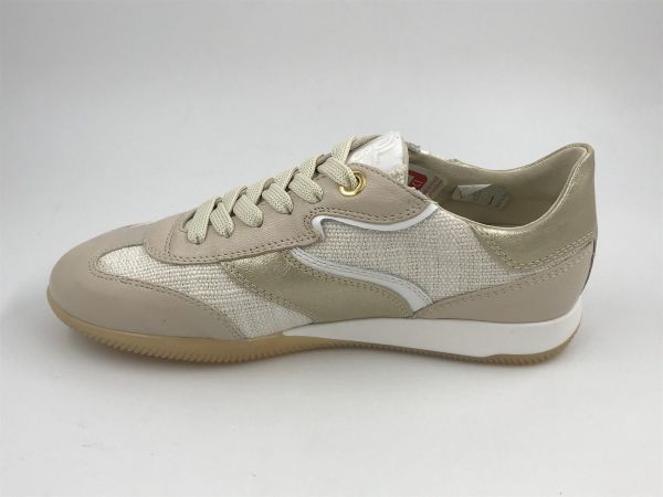 DLS dam sneaker led beige (6572 V07 sun corda/summer panna) - Stiletto Schoenen (Oudenaarde)