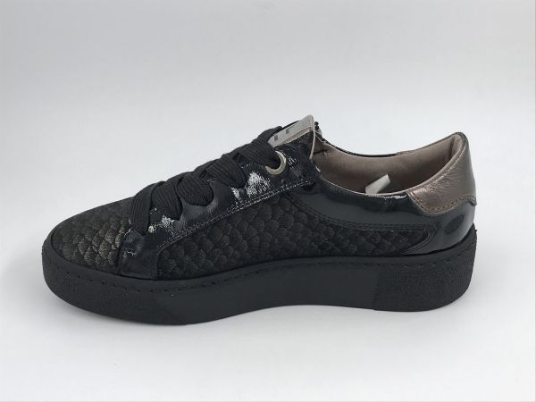 DLS dam sneaker led zwart (6711 V01 cri cdf) - Stiletto Schoenen (Oudenaarde)