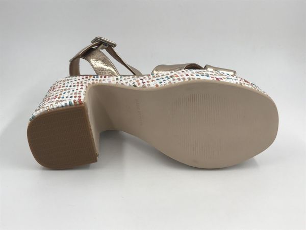 Donna Lei dam sand led met brons (RX23 zeppa 2845 bohemia rame) - Stiletto Schoenen (Oudenaarde)