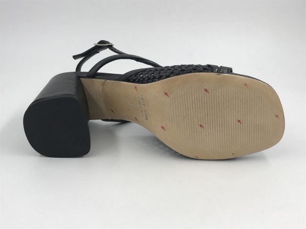 Donna Lei dam sand led zwart (RX12ester75 nappa raffia nera) - Stiletto Schoenen (Oudenaarde)