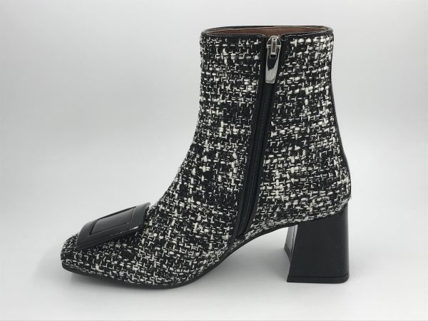 Evaluna dam Klaars tweet zw/wit (6572 amacia nero/bianco) - Stiletto Schoenen (Oudenaarde)