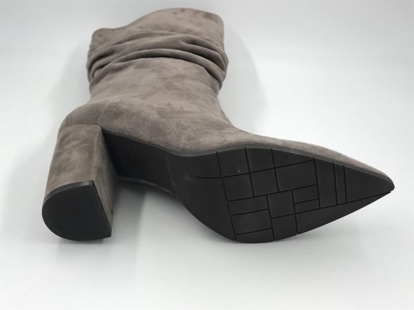 Evaluna dam Llaars suède taupe (9001) - Stiletto Schoenen (Oudenaarde)