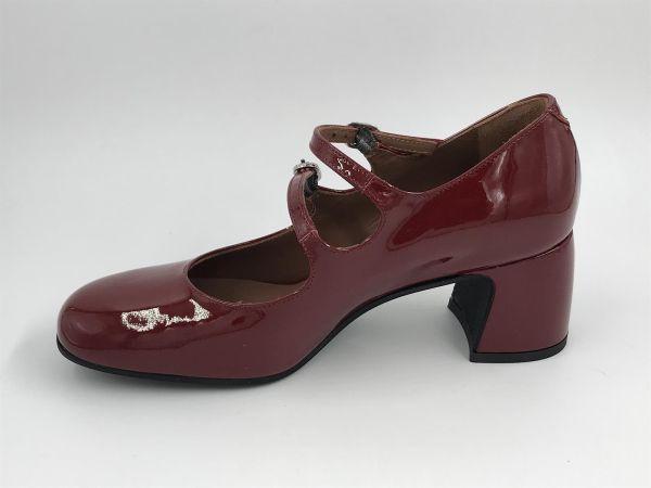 Evaluna dam pump lakled rood (5000 mirta vernice rosso 65346) - Stiletto Schoenen (Oudenaarde)