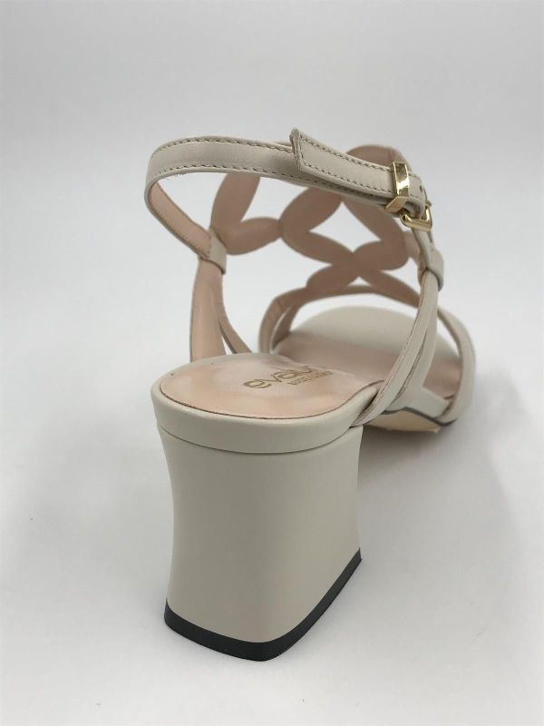 Evaluna dam sand led crème (570 glamour crema) - Stiletto Schoenen (Oudenaarde)