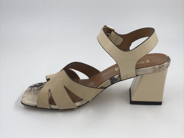 Evaluna dam sand suède beige (5452 doriana 26 crosta sabbia slide B6166) - Stiletto Schoenen (Oudenaarde)