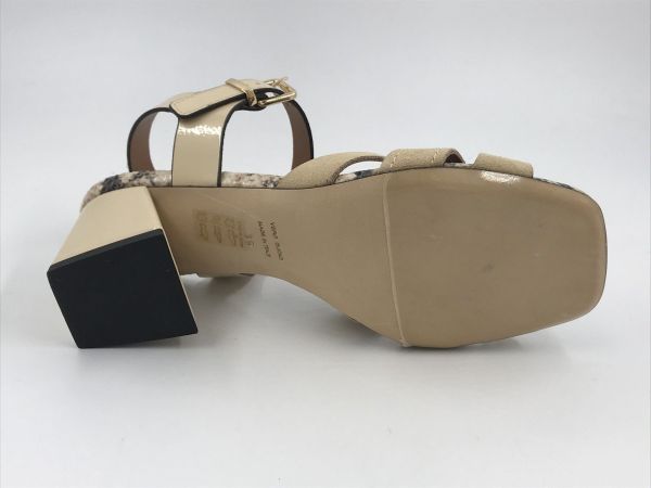 Evaluna dam sand suède beige (5452 doriana 26 crosta sabbia slide B6166) - Stiletto Schoenen (Oudenaarde)